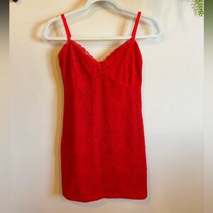 Streetwear Society Sexy Scarlet Lace Dress